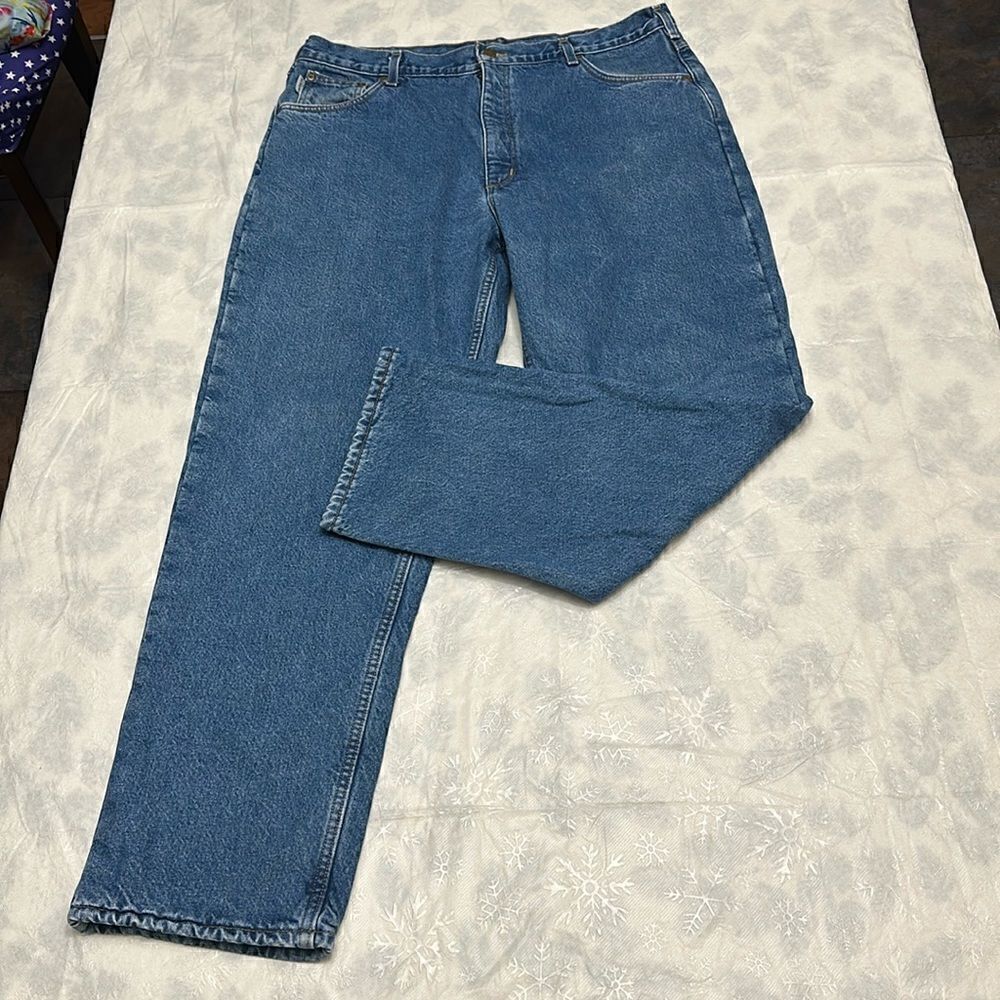 Carhartt men’s fleece lined jeans size 40X32